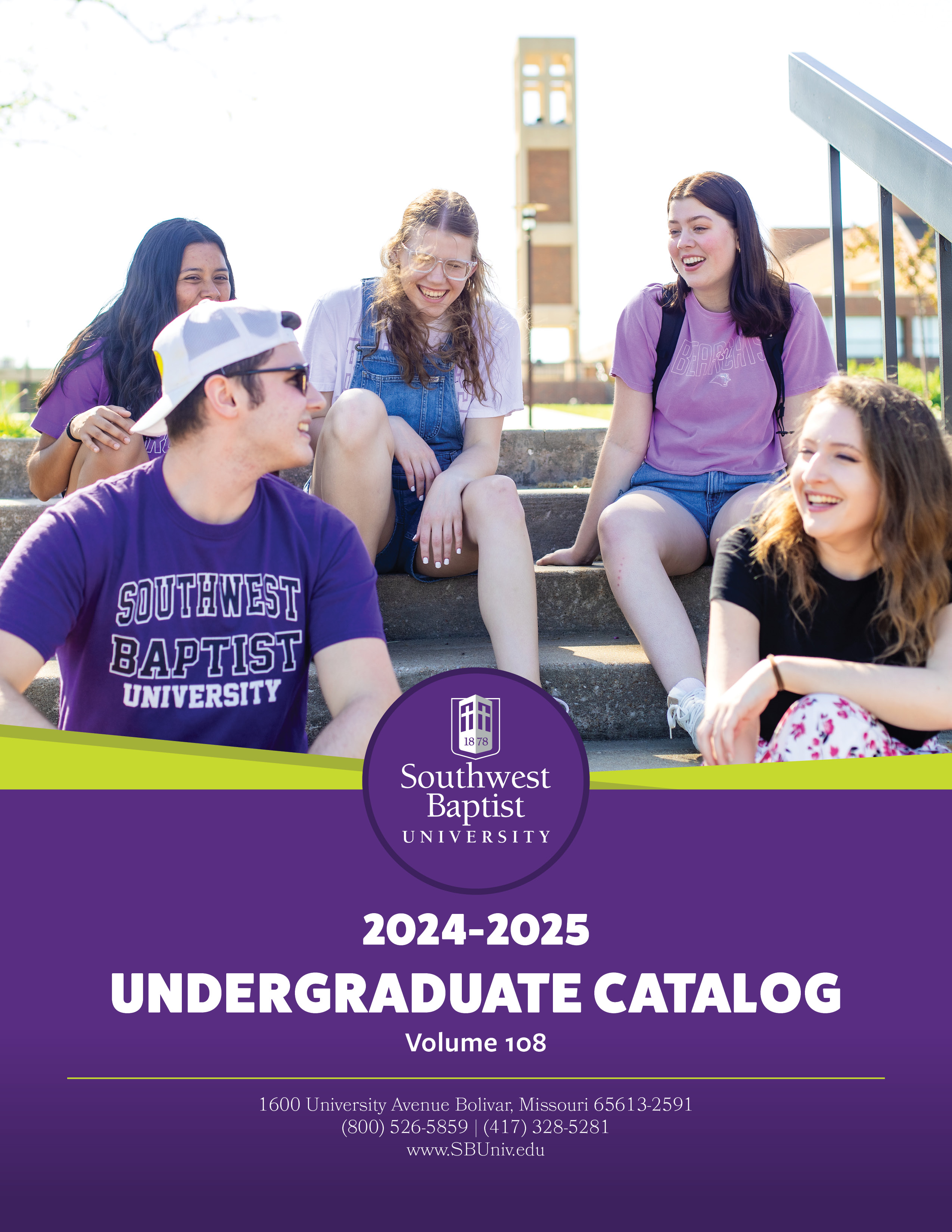 Volume 108, 1600 University Avenue Bolivar, Missouri 65613-2591, (800) 526-5859 | (417) 328-5281, https://www.SBUniv.edu